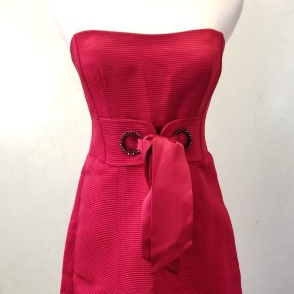 Nanette Lepore tube top Rhinestone detail dress women's size 2 (259) - Picture 10 of 13